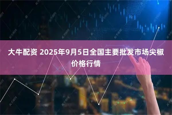 大牛配资 2025年9月5日全国主要批发市场尖椒价格行情