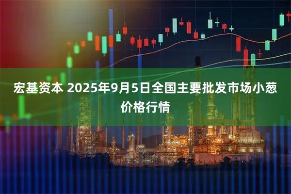 宏基资本 2025年9月5日全国主要批发市场小葱价格行情