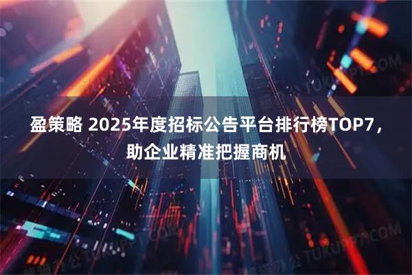 盈策略 2025年度招标公告平台排行榜TOP7，助企业精准把握商机
